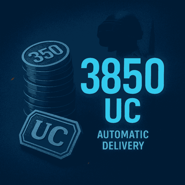 3850 یوسی پابجی موبایل اتوماتیک با آیدی