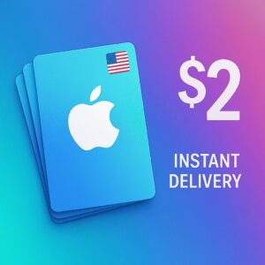 گیفت کارت ۲ دلاری اپل ایتونز آمریکا